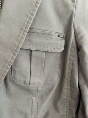Saks Fifth Avenue Light Gray Blazer Jacket